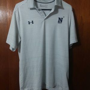 Under amour navy academy men's polo shirt size L